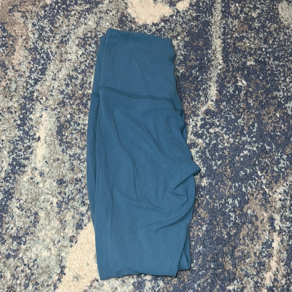 lulu lemon blue leggings
